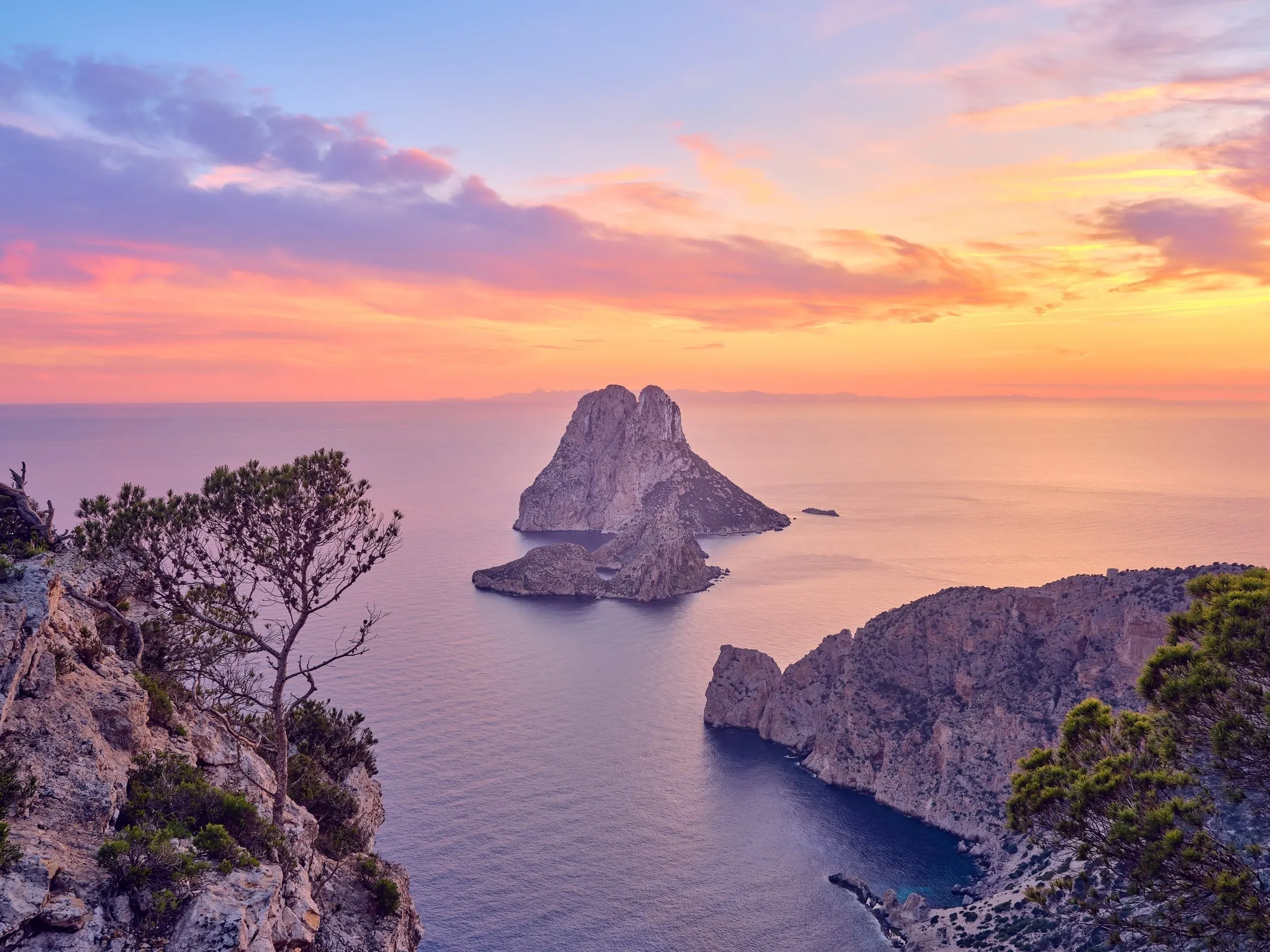View of Ibiza